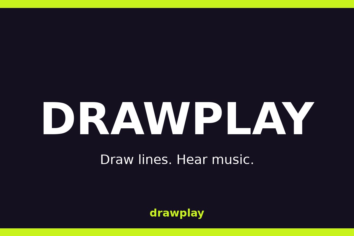Drawplay concept poster
